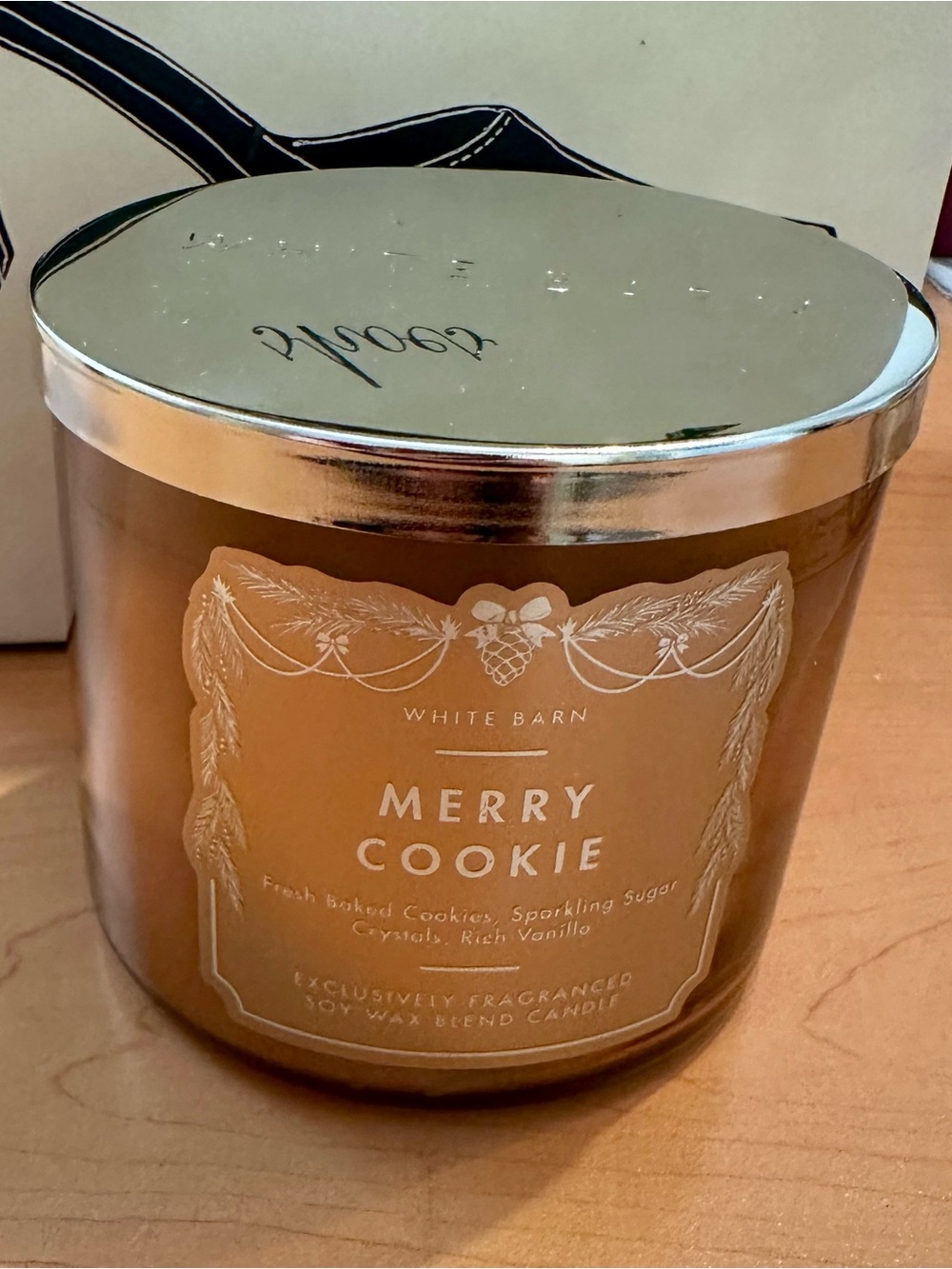 White Barn Merry Cookie 3-Wick Scented Candle